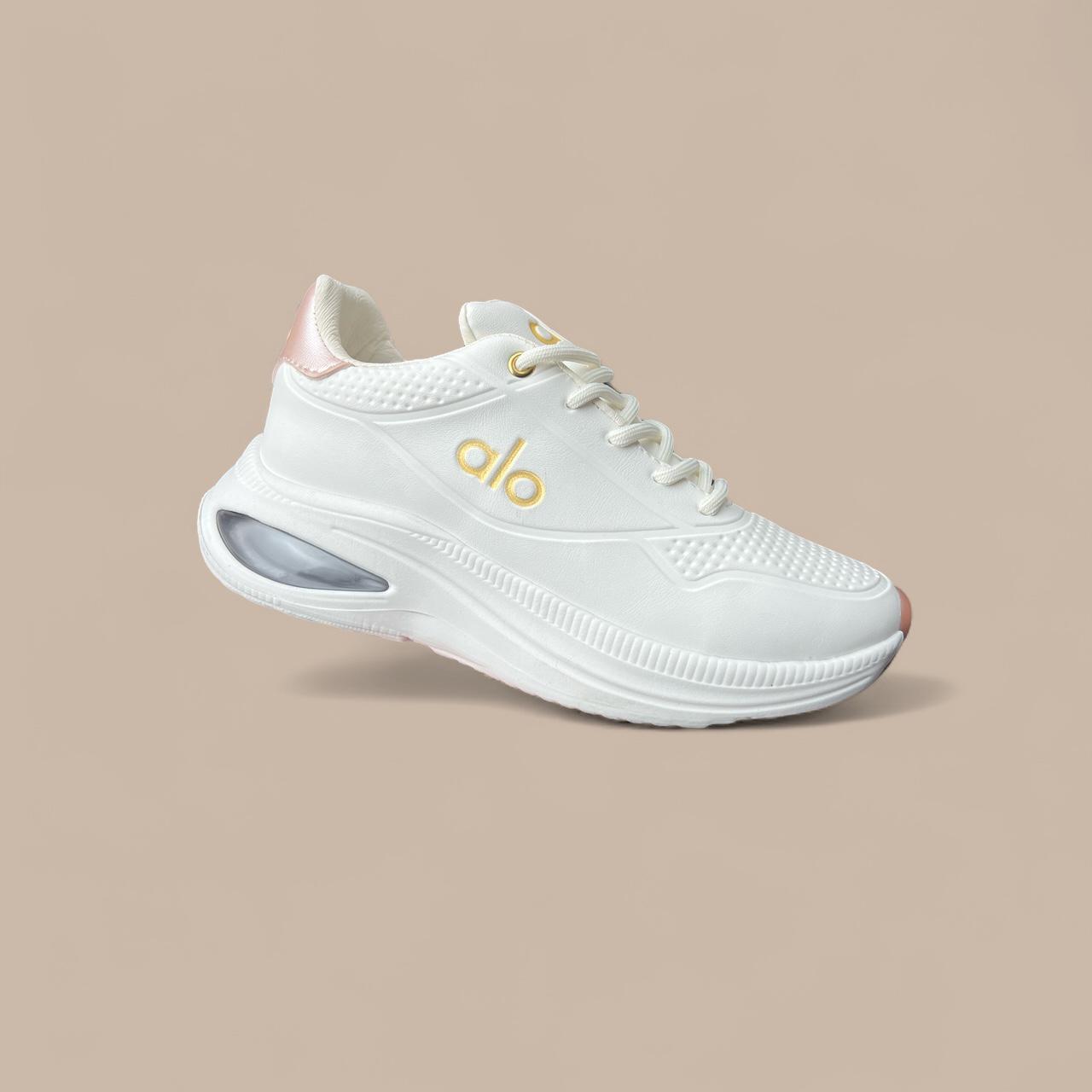 Tenis Alo blanco talco