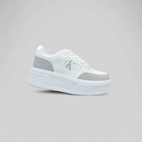 Tenis CK Blanco x Gris
