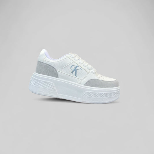 Tenis CK Blanco x Gris
